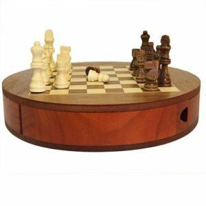 chess board and pieces